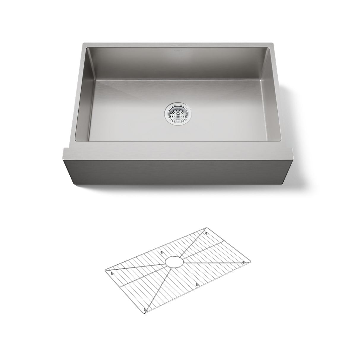 KOHLER Strive 33-1/2" undermount single-bowl farmhouse kitchen sink