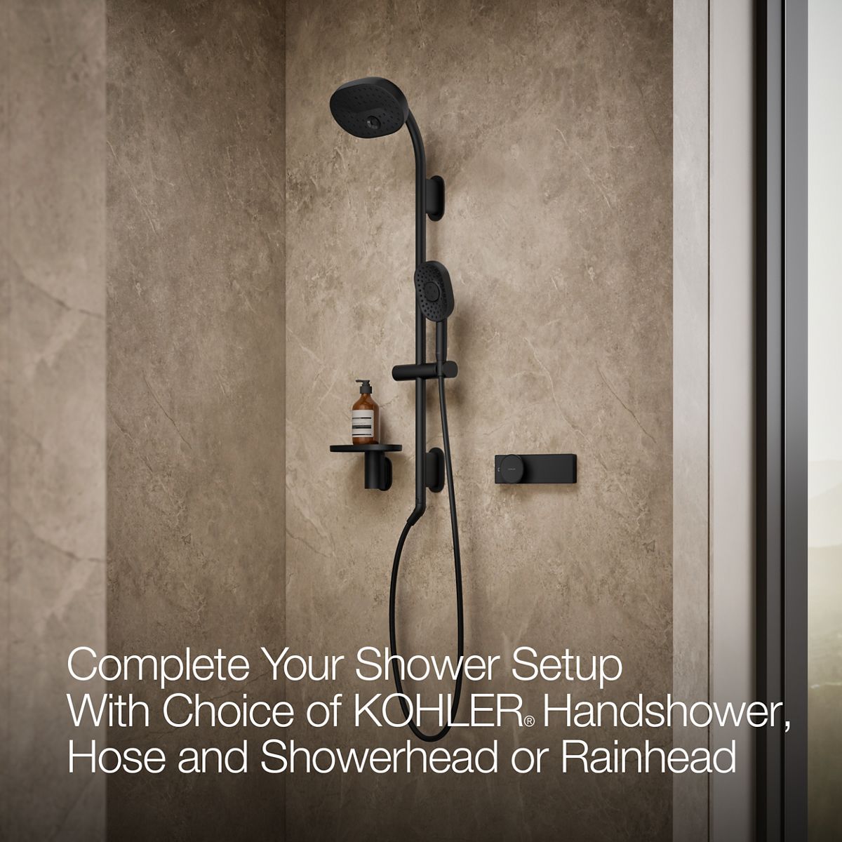 KOHLER K-33472 Anthem EvoCycle 60" x 42" alcove shower base, right drain
