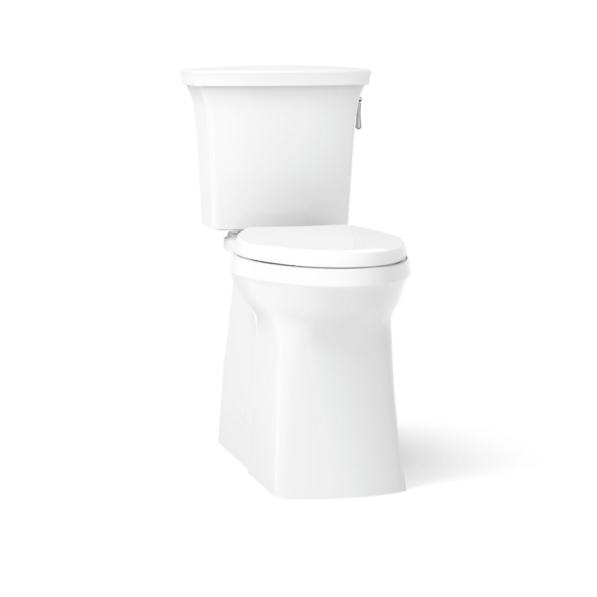 KOHLER K-33813-RA Corbelle Tall two-piece elongated toilet with skirted trapway, 1.28 gpf, white - view 5