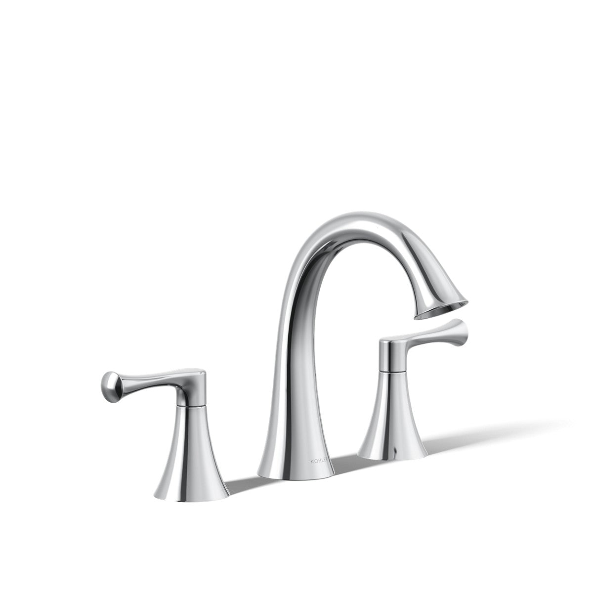 KOHLER K-35953-4 Buckley Widespread bathroom sink faucet, 1.2 gpm, polished chrome - view 5