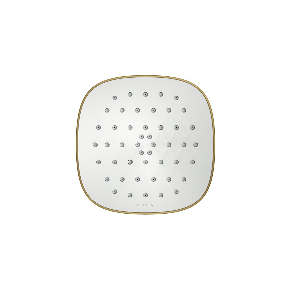 KOHLER Cinq™ Square single-function filtered showerhead, 2.5 gpm