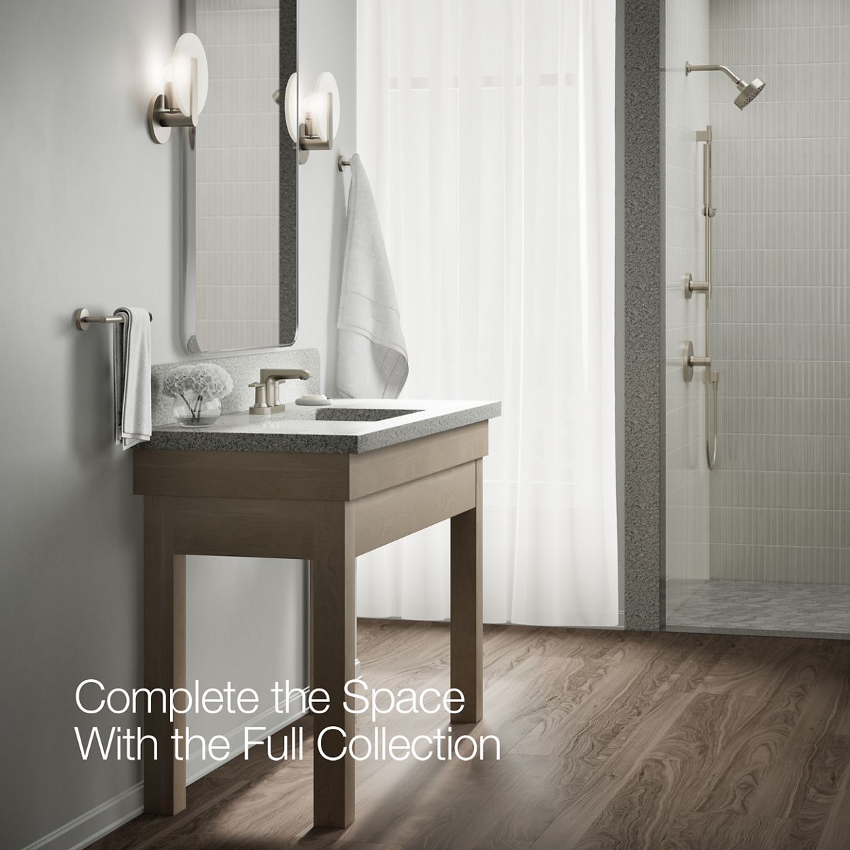 KOHLER Hint Centerset bathroom sink faucet, 1.2 gpm