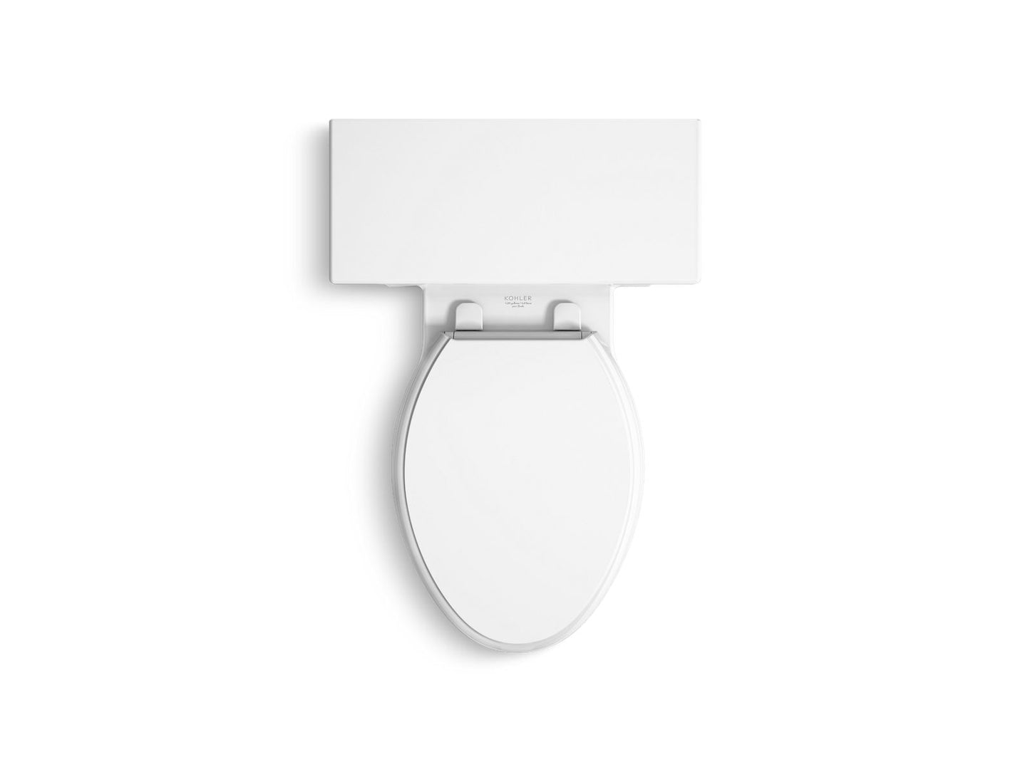 KOHLER K-3981-RA Tresham One-piece compact elongated toilet with skirted trapway, 1.28 gpf