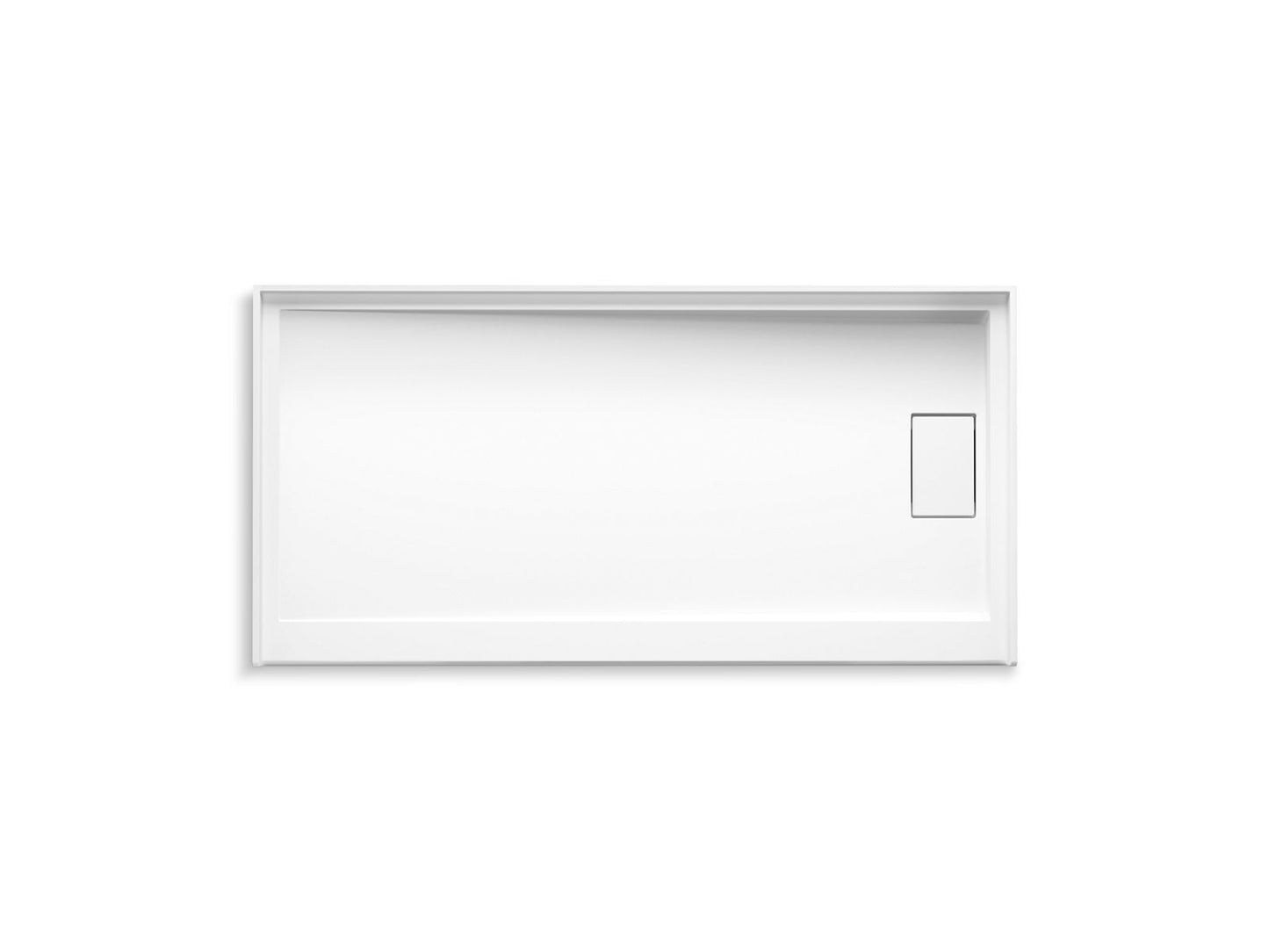 KOHLER Stoneridge™ 60" x 30" alcove shower base, right drain