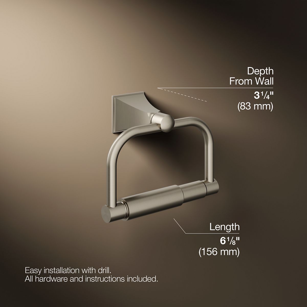 KOHLER K-490 Memoirs Stately Toilet paper holder