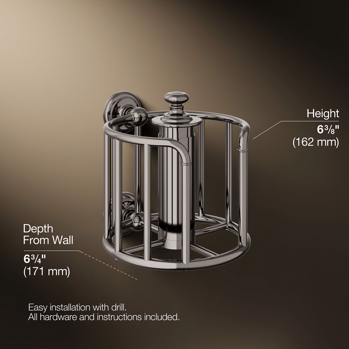 KOHLER K-72576 Artifacts Toilet paper carriage