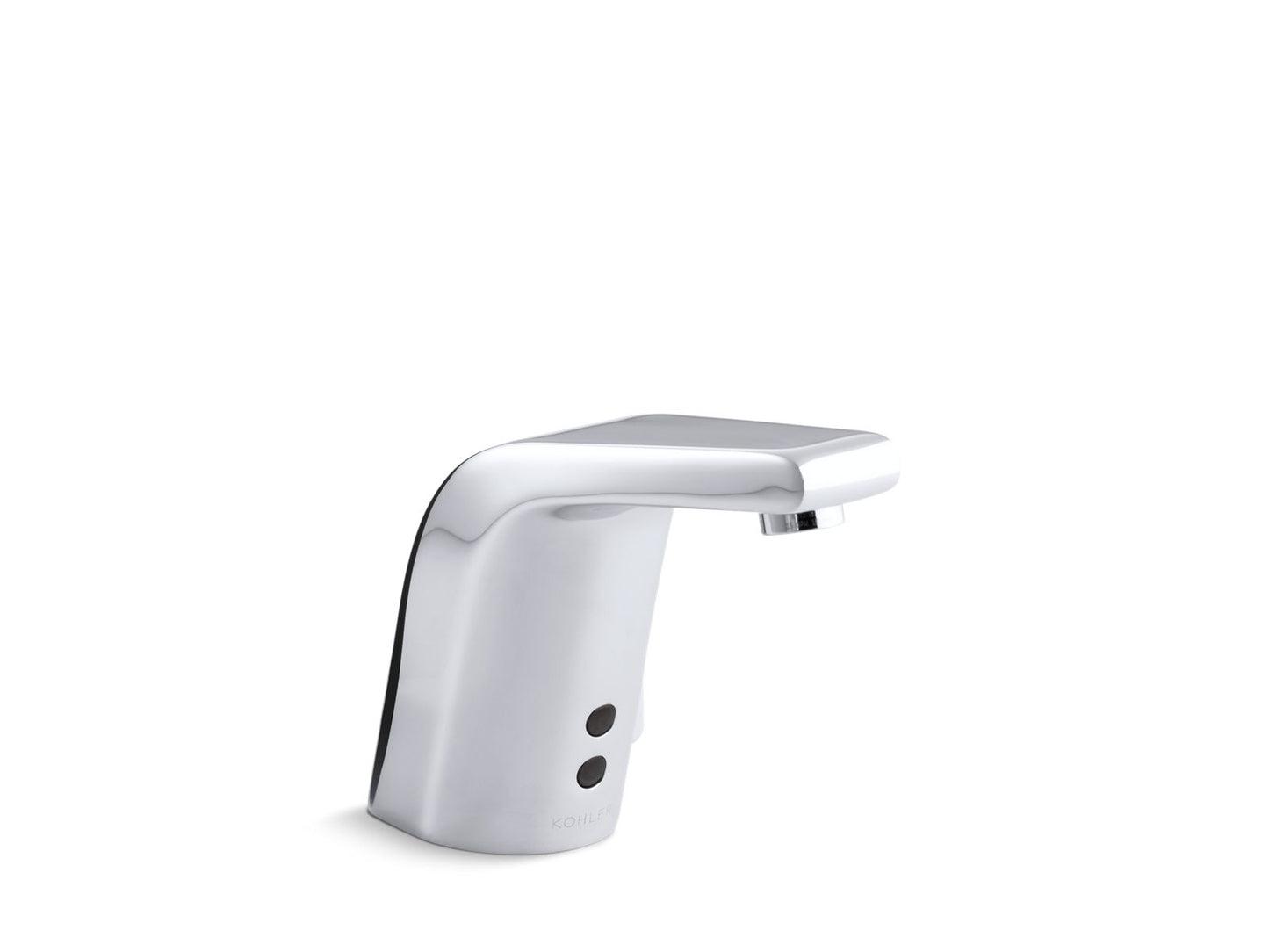 KOHLER K-7515-SATA Sculpted Touchless single-hole lavatory faucet with Insight sensor technology and temperature mixer, HES-powered, less drain, 0.35 gpm