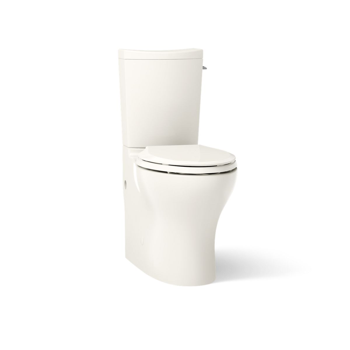 KOHLER K-75790-RA Persuade Two-piece elongated toilet with skirted trapway, dual-flush, biscuit - view 5