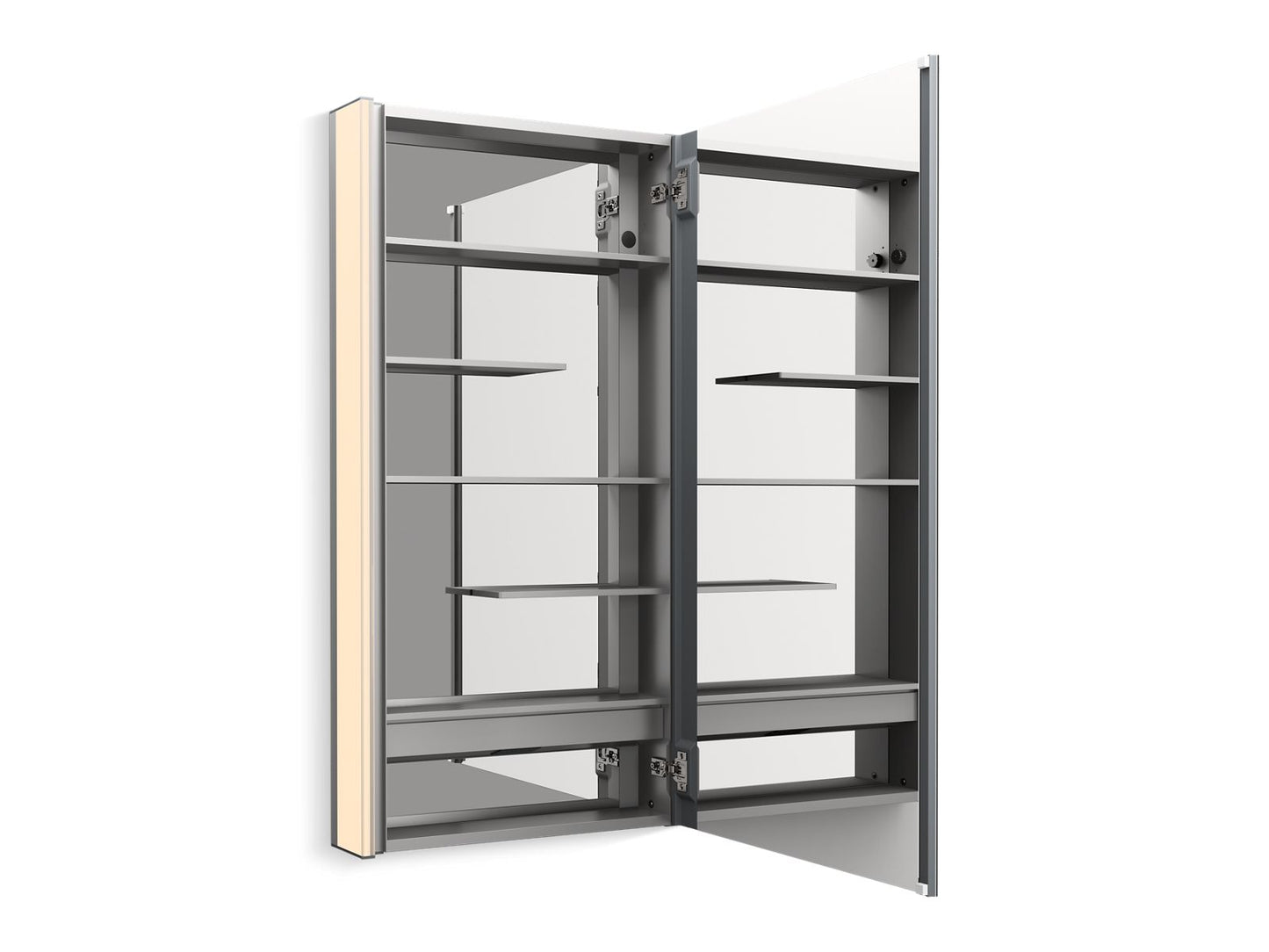 KOHLER K-81148-SLE Maxstow 22" x 40" lighted medicine cabinet