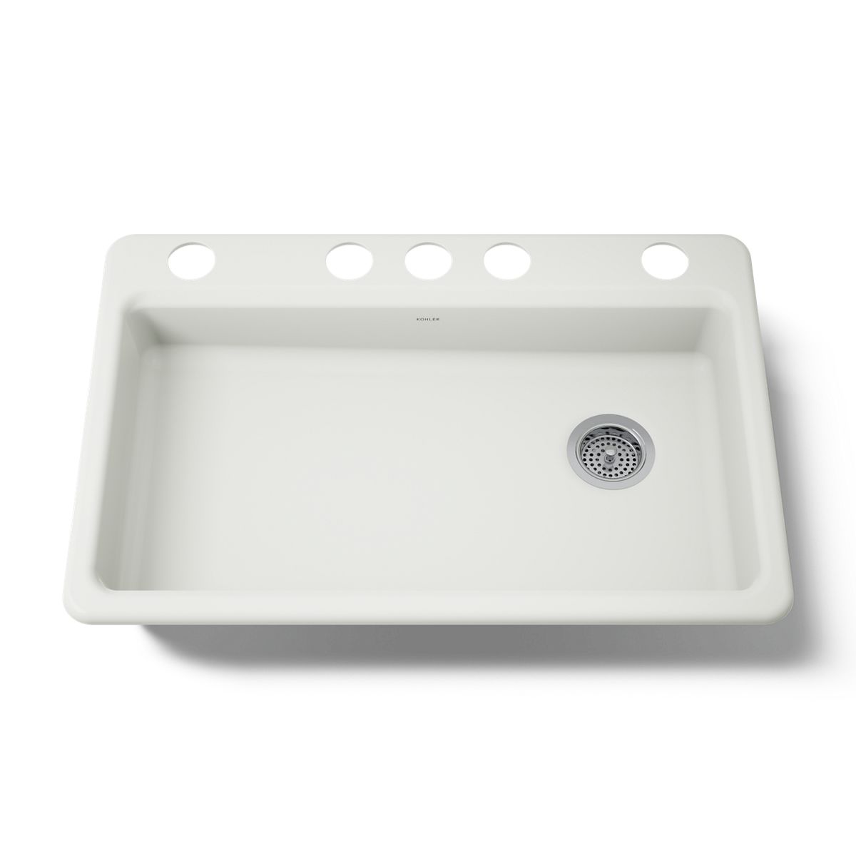 KOHLER K-8689-5U Riverby 33" undermount single-bowl kitchen sink