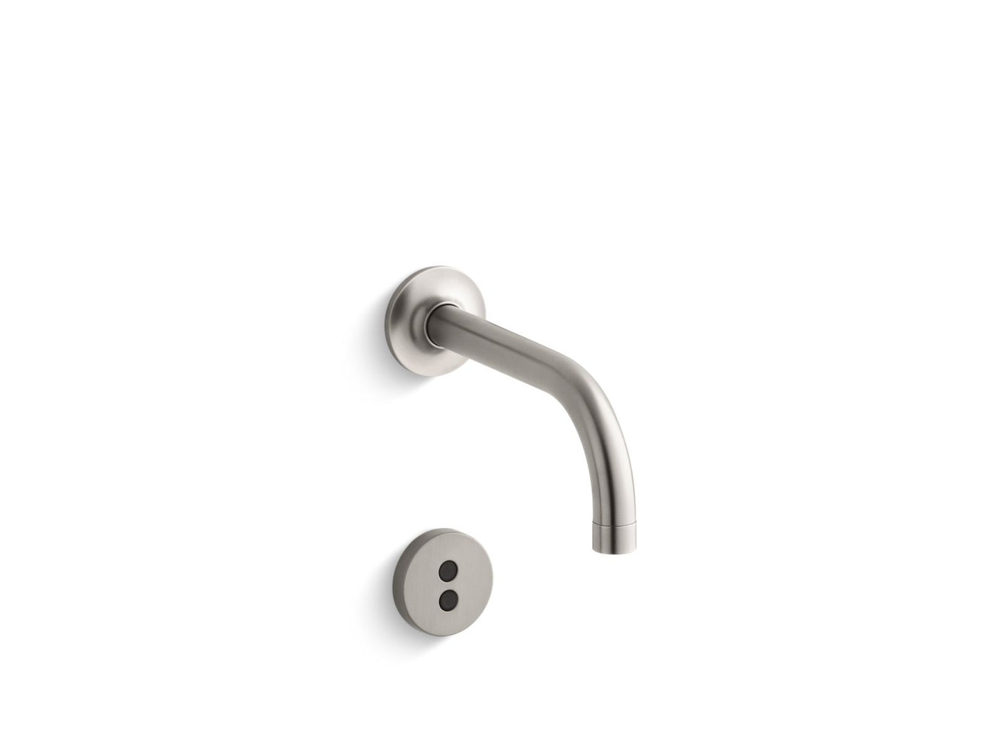 KOHLER Purist Wall-mount touchless faucet trim with Insight™ technology and 6" 90-degree spout, requires valve