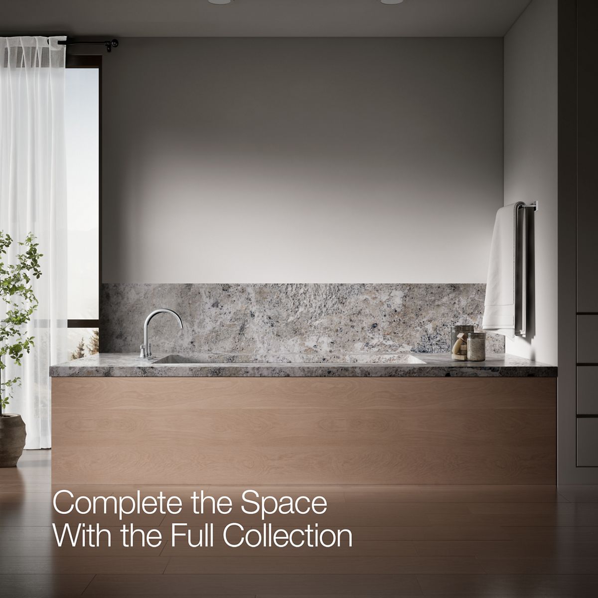 KOHLER K-T28131-4 Venza Deck-mount bath faucet trim