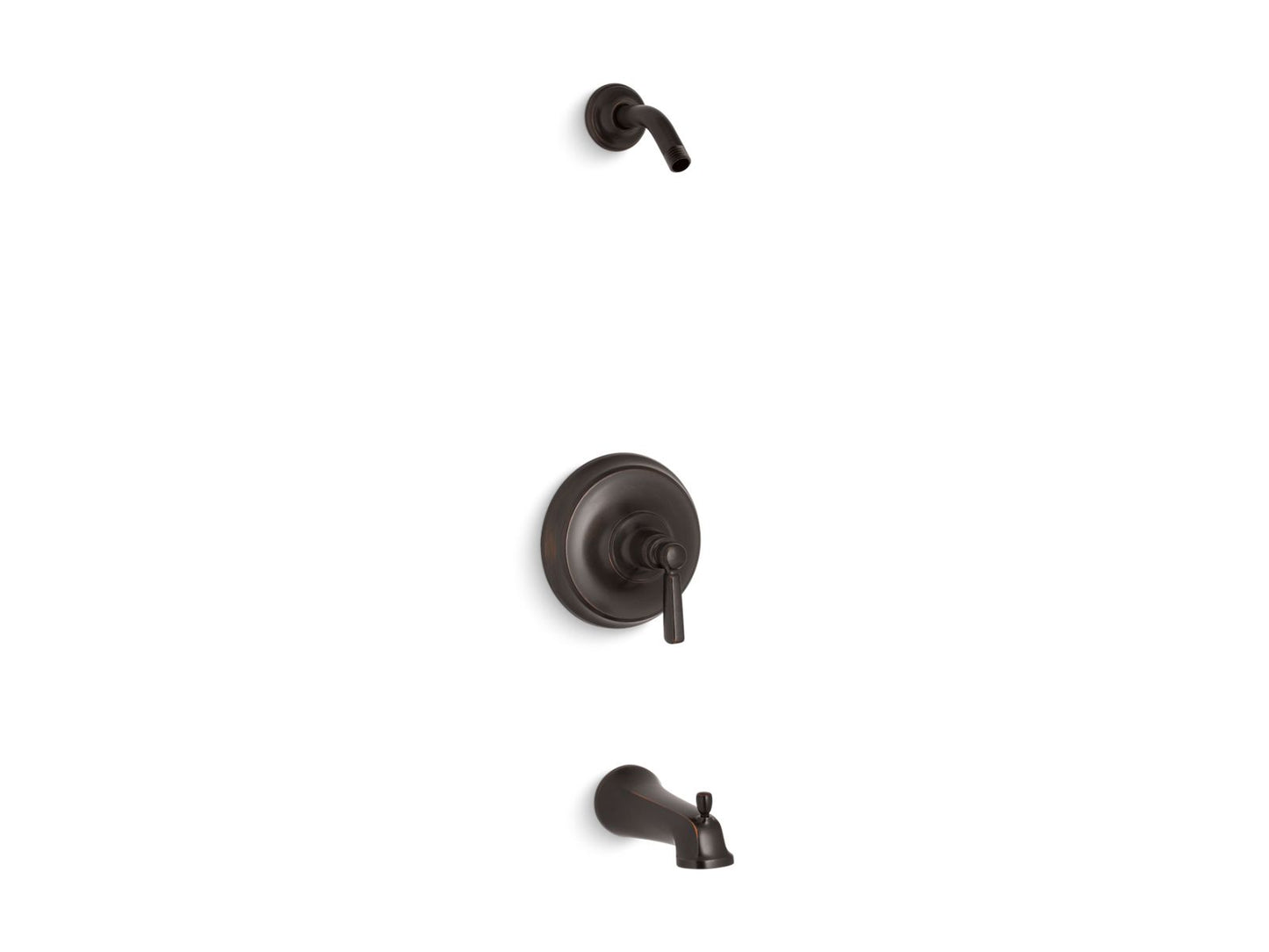 KOHLER K-TLS10582-4 Bancroft Rite-Temp bath and shower trim kit, without showerhead