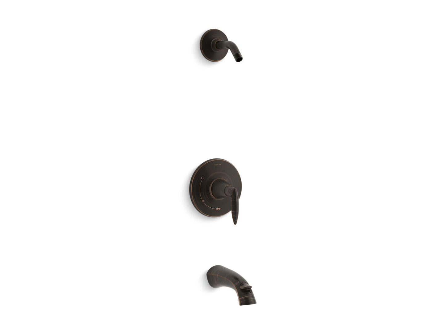 KOHLER K-TLS45104-4 Alteo Rite-Temp bath and shower trim kit, without showerhead