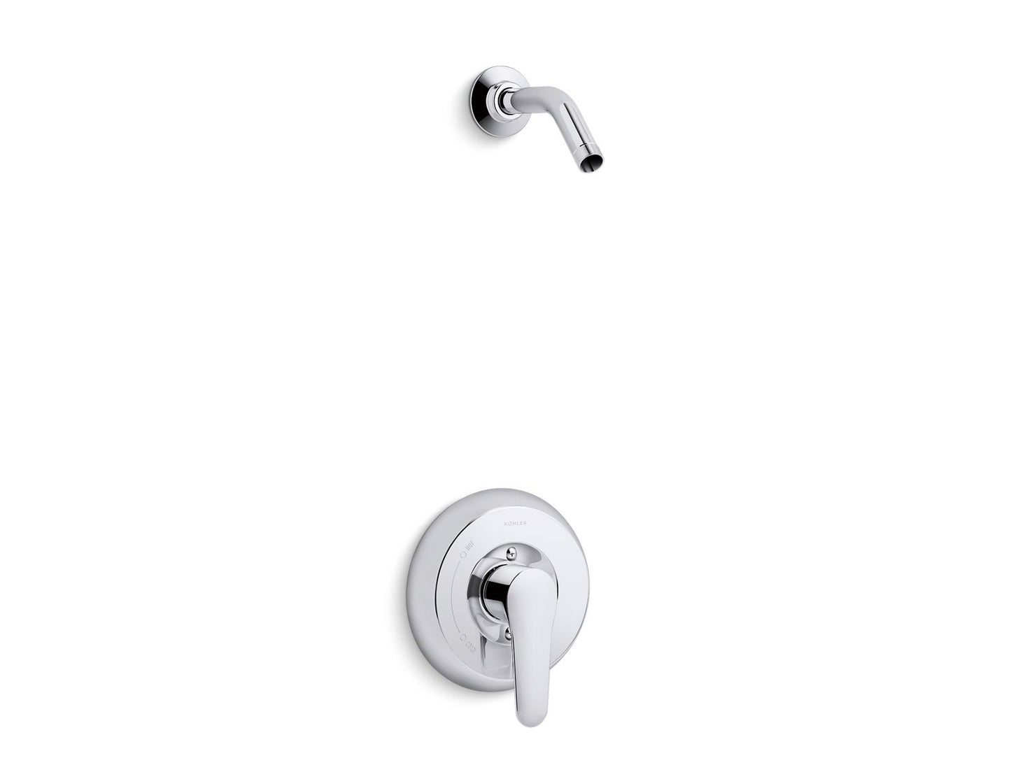 KOHLER K-TLS98009-4 July Rite-Temp shower trim kit, without showerhead
