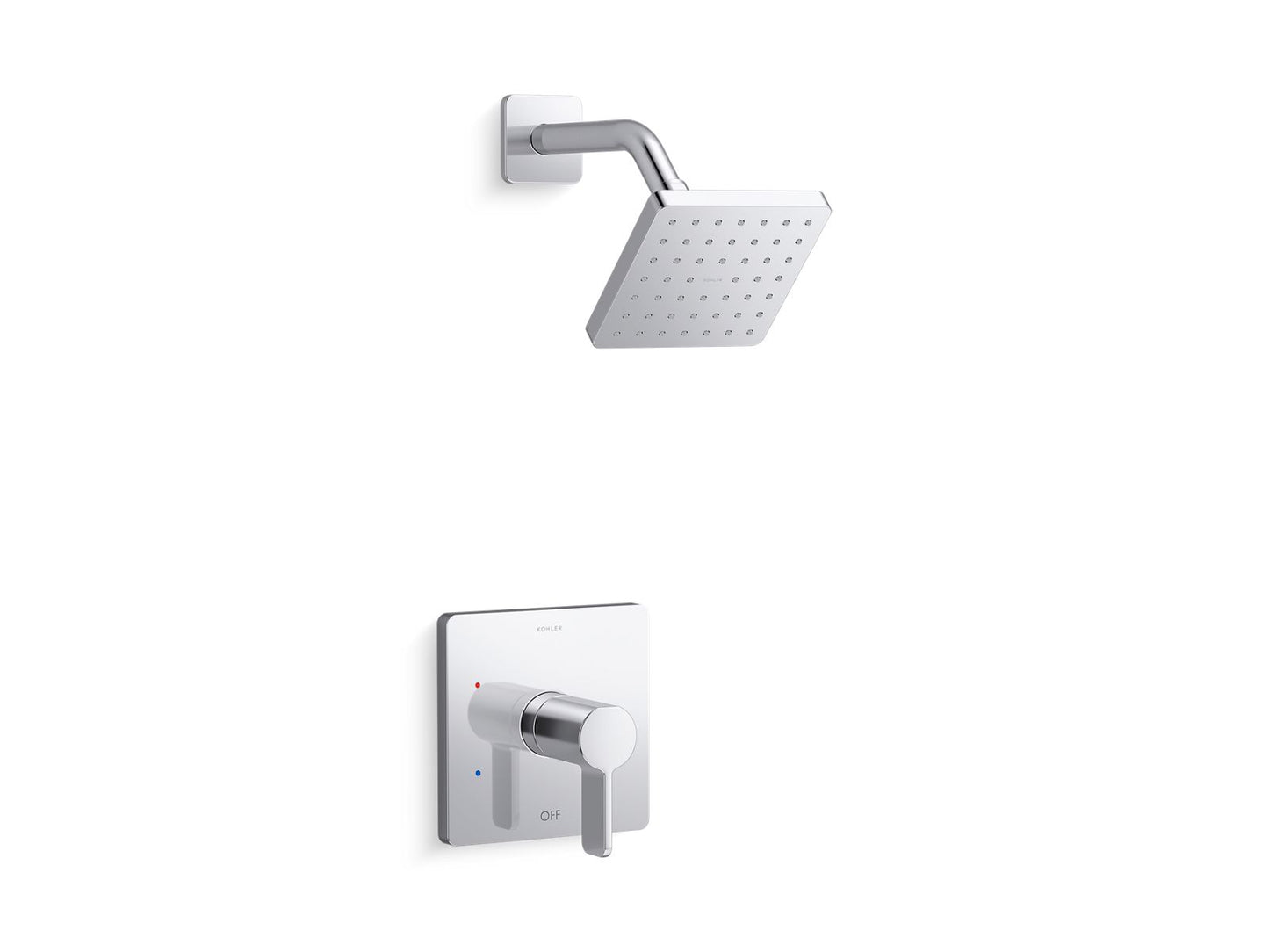 KOHLER Parallel Rite-Temp shower trim kit, 2.5 gpm