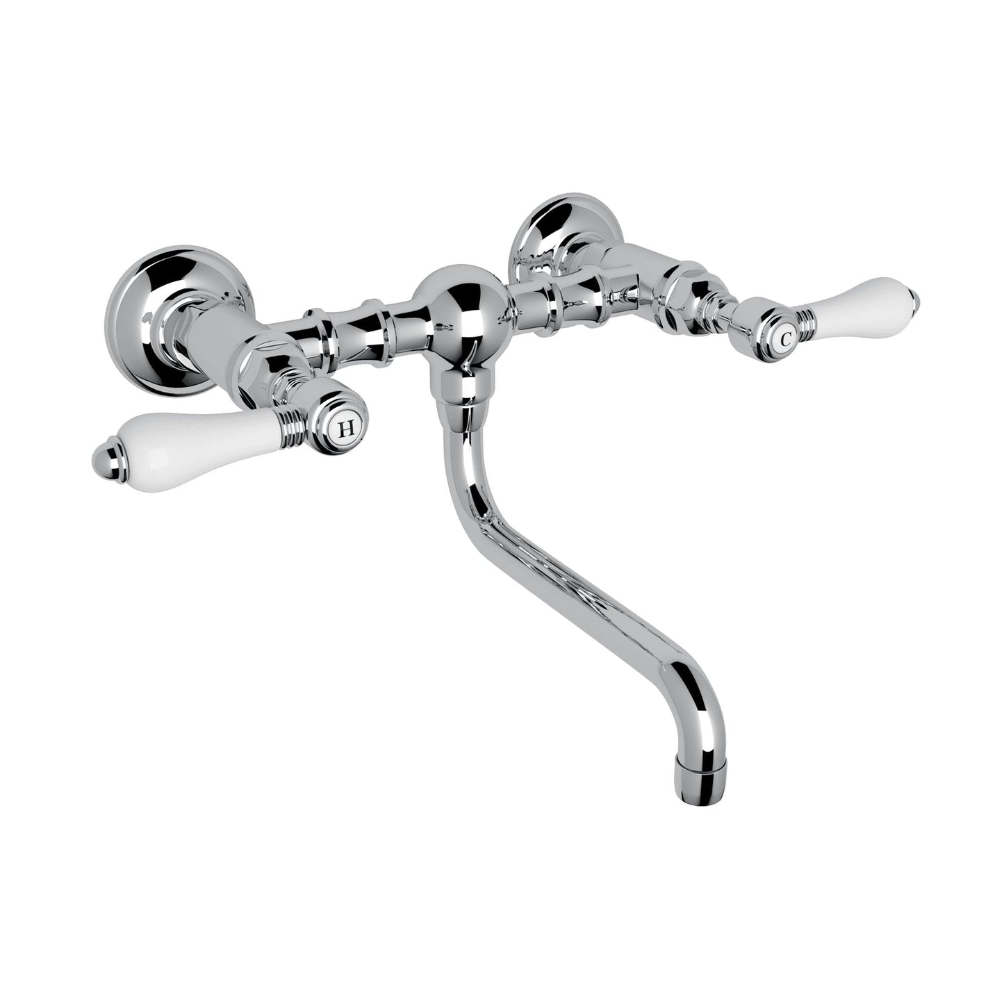 ROHL A1405/44 Acqui® Wall Mount Bridge Lavatory Faucet