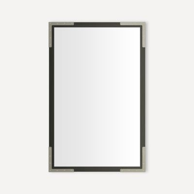 Robern CM2030ND34 Industrial Metal Mirror, 20" x 30" x 1-3/4", Iron Black with Brushed Pewter