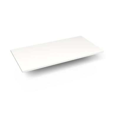 Robern TE37G93 Quartz Stone Vanity Top, 37" x 3/4" x 19", Dry Top, White Zeus Extreme