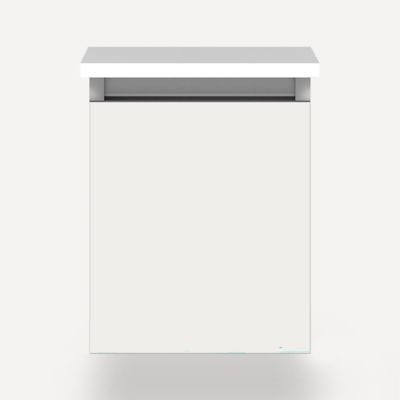 Robern VM12H2D21F19N 12" x 15" x 21", Satin White, Full Drawer