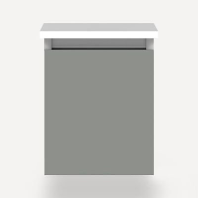 Robern VM12H2D21F27N 12" x 15" x 21", Matte Gray, Full Drawer