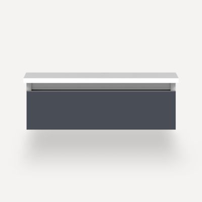 Robern VM24H1D21F17N 24" x 7-1/2" x 21", Matte Slate, Full Drawer