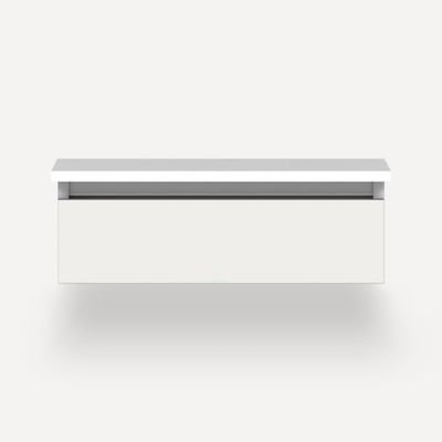 Robern VM24H1D21R19N 24" x 7-1/2" x 21", Satin White, False Front Drawer