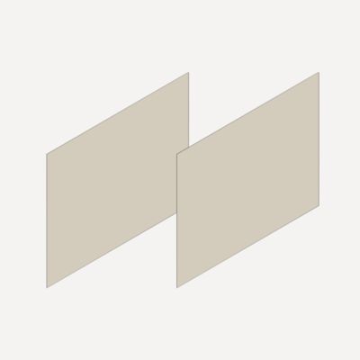 Robern VM2SKH2D21-16 Cartesian & Side Kit, 15" H x 21" D, Pair Side Kits, Matte Sand