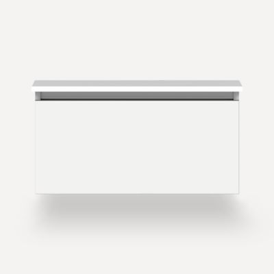 Robern VM30H2D21F21S 30" x 15" x 21", White, Full Drawer, Selectable Night Light, 2700K/4000K Temperature (Warm/Cool Light)