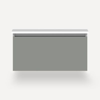 Robern VM30H2D21F27N 30" x 15" x 21", Matte Gray, Full Drawer