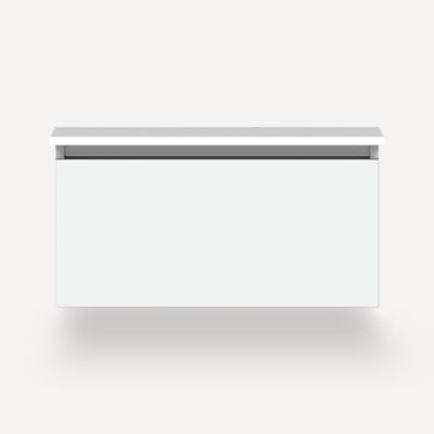 Robern VM30H2D21P26N 30" x 15" x 21", Matte White, Plumbing Drawer