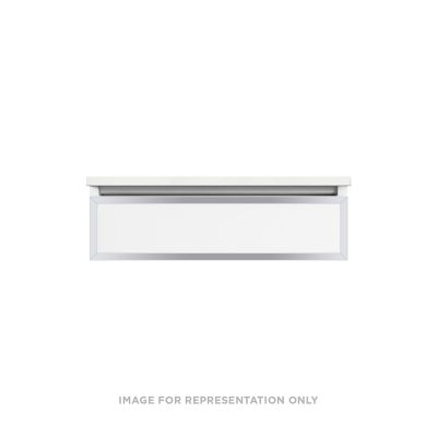 Robern VP30H1D21R11S76 Modular Vanity, 30" x 7-1/2" x 21", Tinted Gray Mirror, Chrome Frame, False Front Drawer, Selectable N