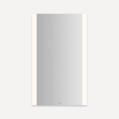 Robern YM2440RSFPD3 Vitality Lighted Mirror, 24" x 40" x 1-3/4", Edge Lit Light Pattern, Warm White (3000K), Dimmable, Defogg