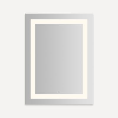 Robern YM3040RIFPD3 Vitality Lighted Mirror, 30" x 40" x 1-3/4", Inset Light Pattern, Warm White (3000K), Dimmable, Defogger