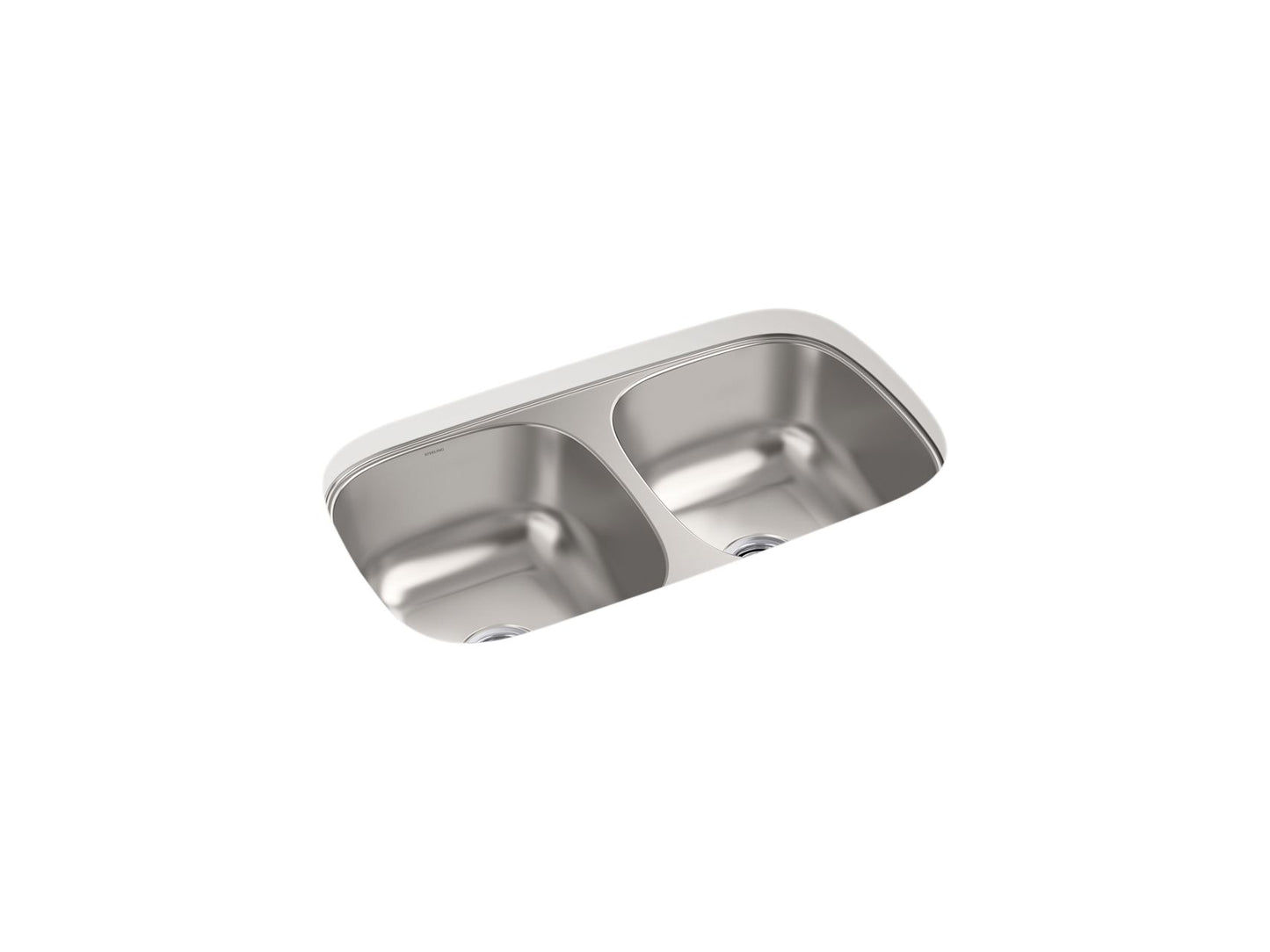 Sterling 36598 Valton 32-1/4" Undermount Double-bowl Kitchen Sink, Stainless Steel