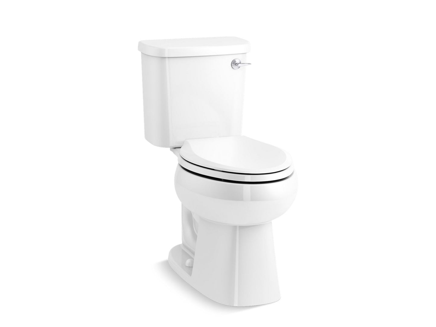 Sterling 402322-RA Windham Two-piece Elongated 1.28 GPF Chair Height Toilet with Right-hand Trip Lever, White