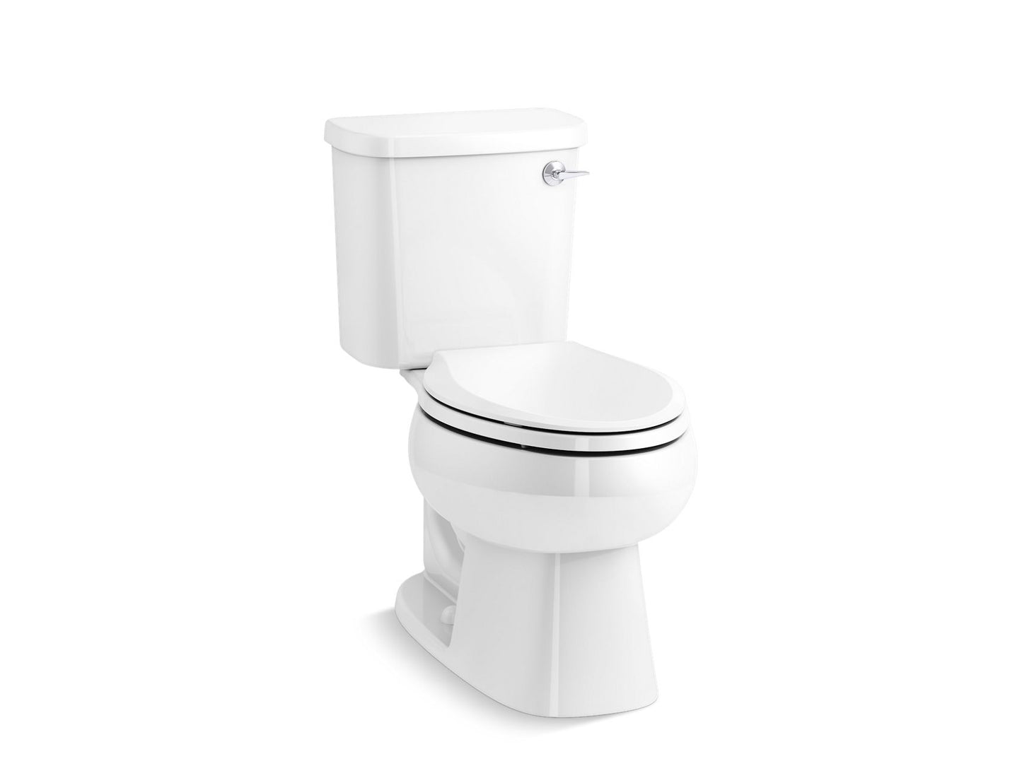 Sterling 402324-RA Windham Two-piece Elongated 1.6 GPF Toilet with Right-hand Trip Lever, White