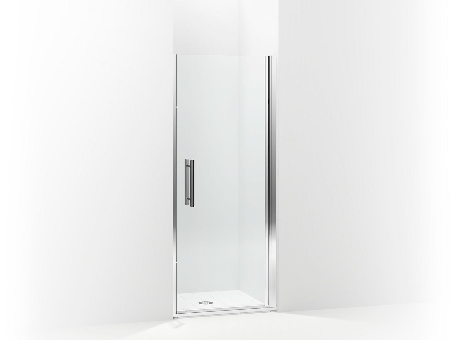 Sterling 5699-33 Finesse Peak Headerless Frameless Pivot Shower Door 33" Max Opening x 67" H, Silver