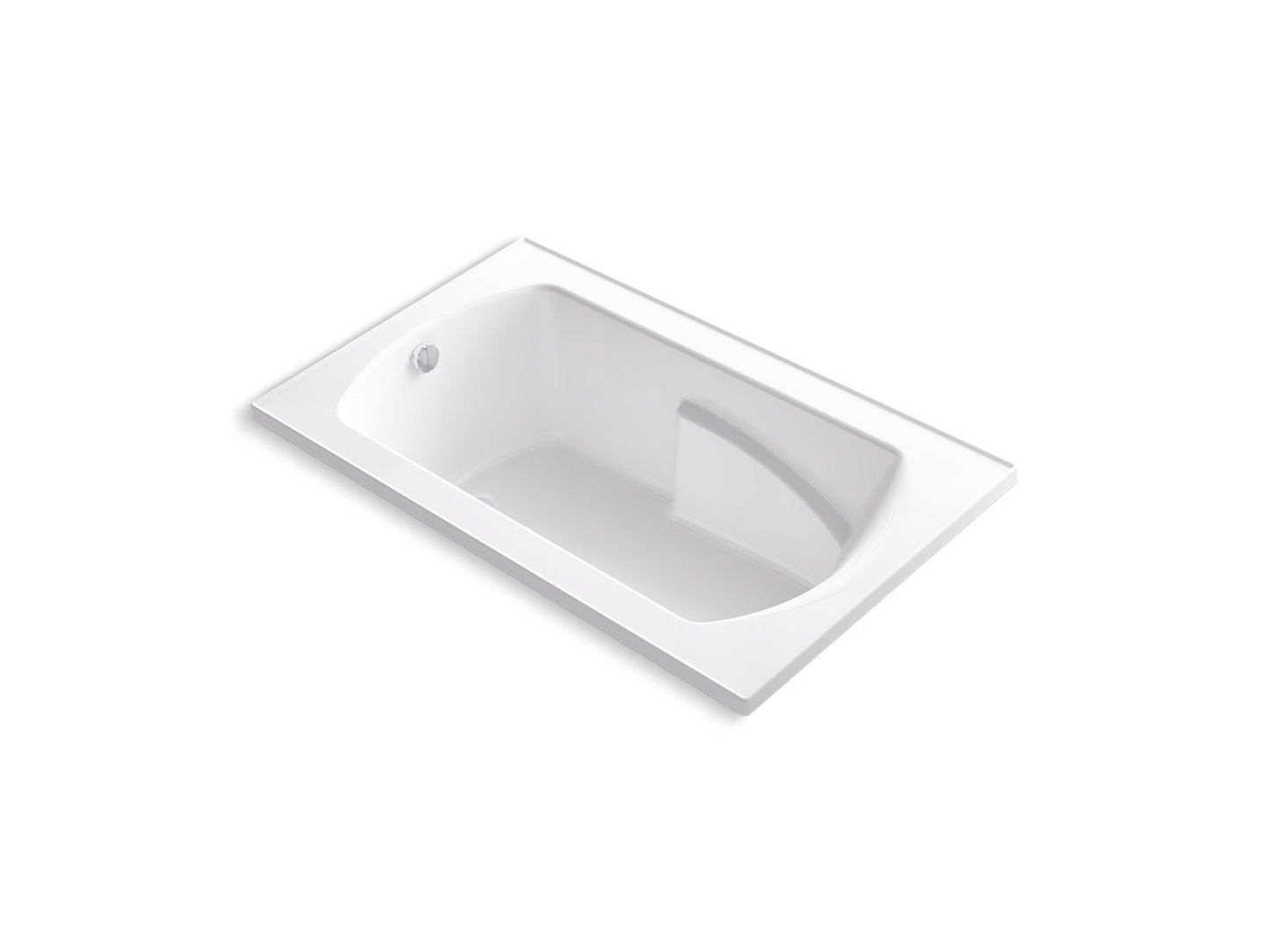 Sterling 71271100 Lawson 60" x 36" Vikrell® Drop-in Bath, White