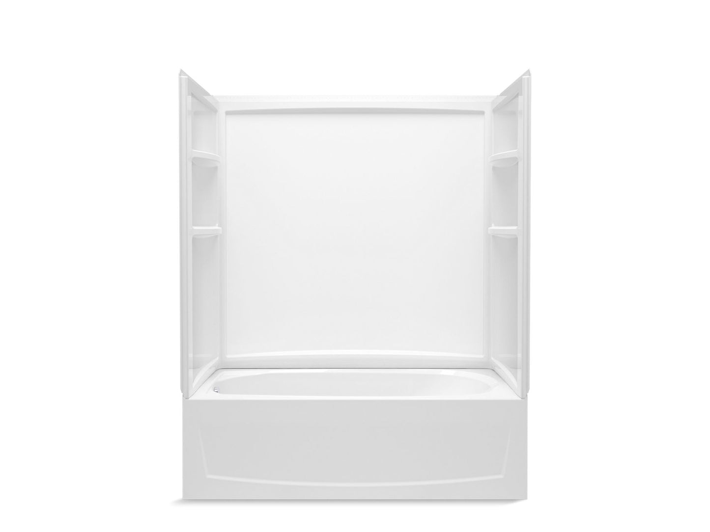 Sterling 71340112 Performa 2 60" x 29" Above-floor-drain Vikrell® Bath/shower, Left Drain, White