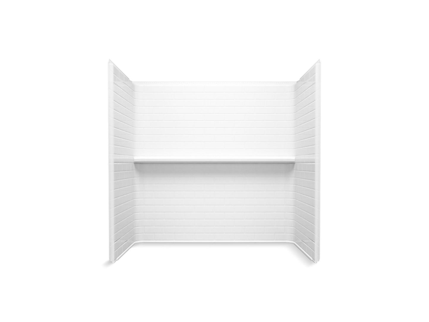 Sterling 71504100 Traverse 60" x 36" Vikrell® Bath/shower Wall Set, White