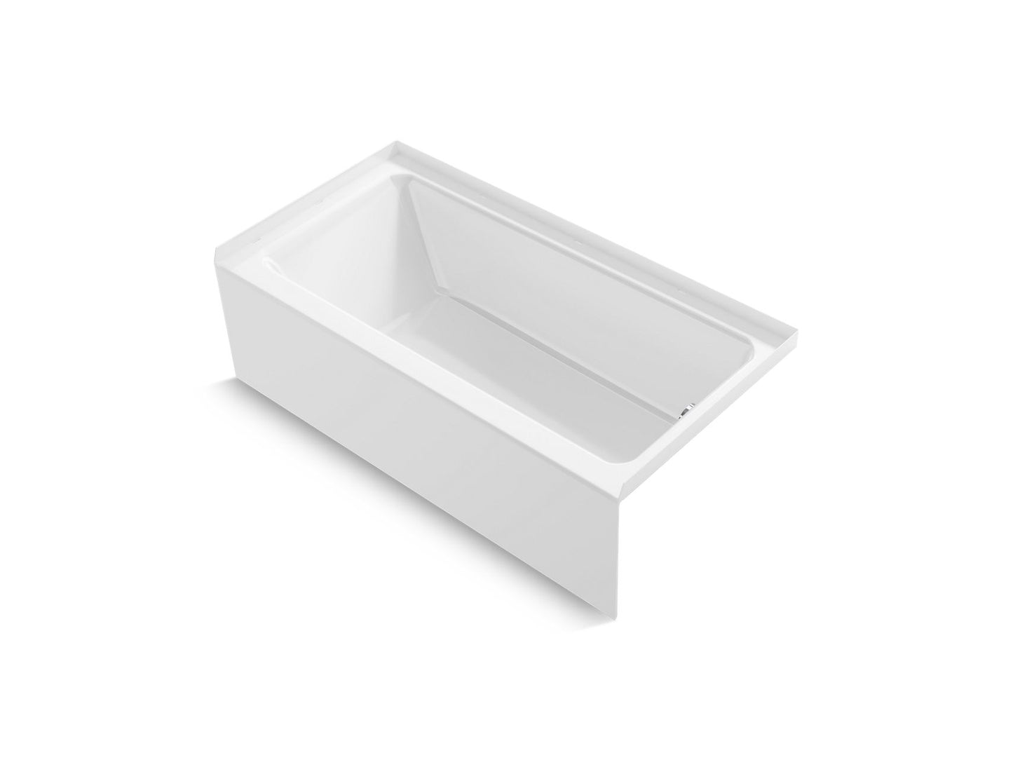 Sterling 71601120 Forum 60" x 30" Vikrell® Alcove Bath, Right Drain, White