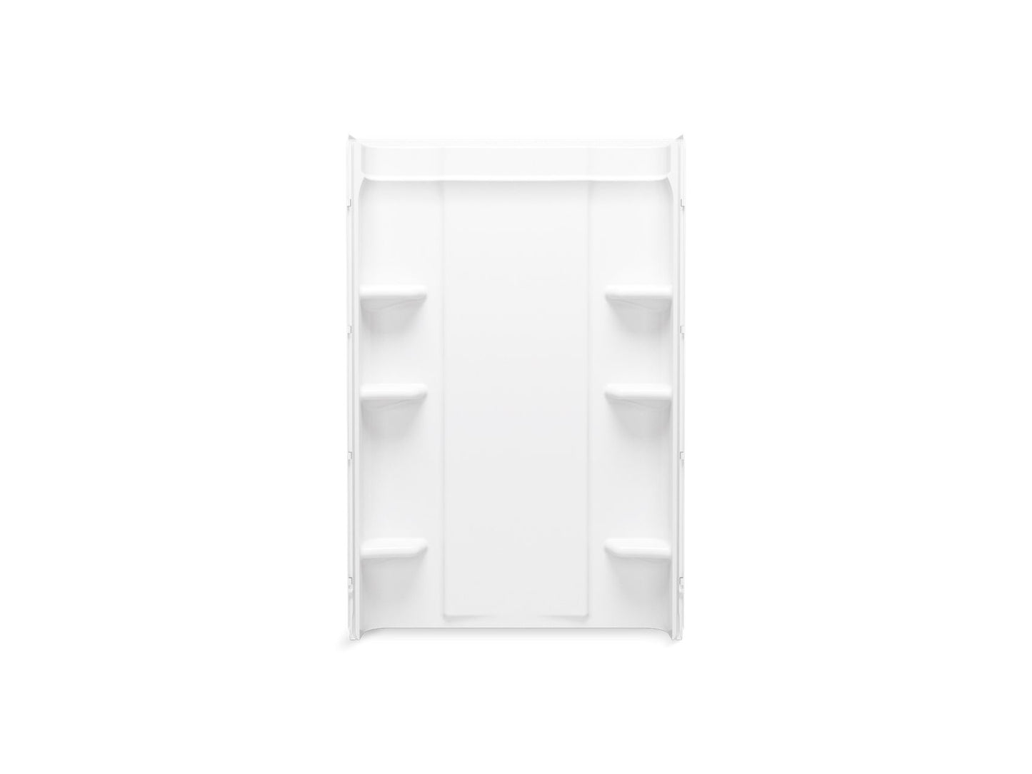 Sterling 72412106 Medley 48" Vikrell® Shower Back Wall with Aging in Place Backerboards, White