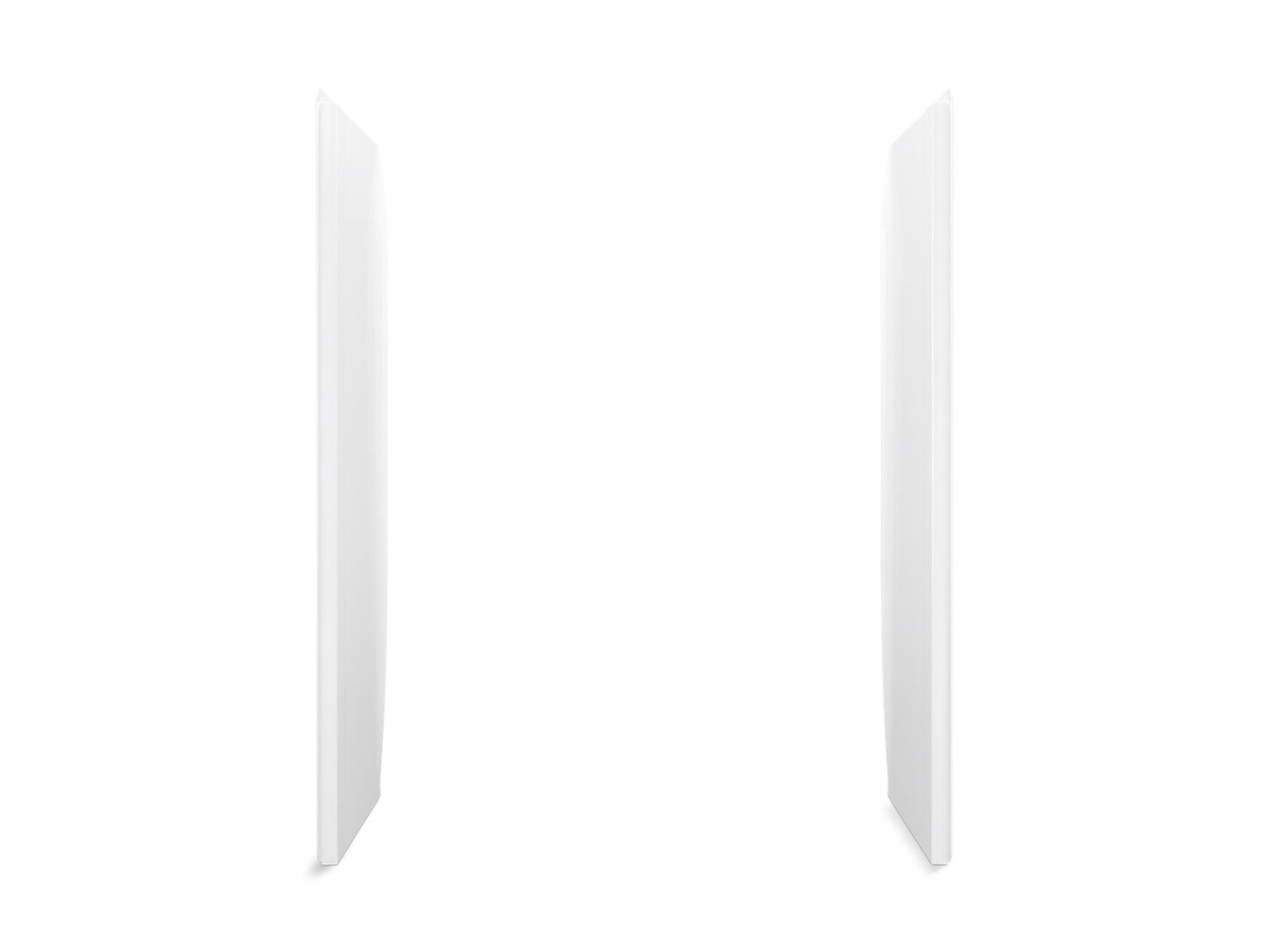 Sterling 72425106 STORE+ 32" Vikrell® Shower End Wall Set with Aging in Place Backerboards, White