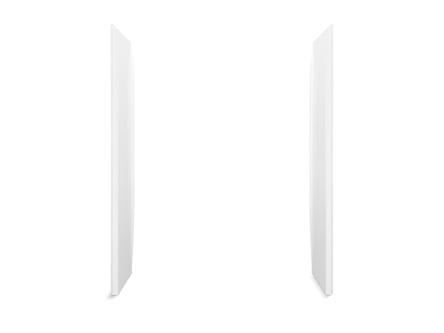 Sterling 72475106 STORE+ 30" Vikrell® Shower End Wall Set with Aging in Place Backerboards, White