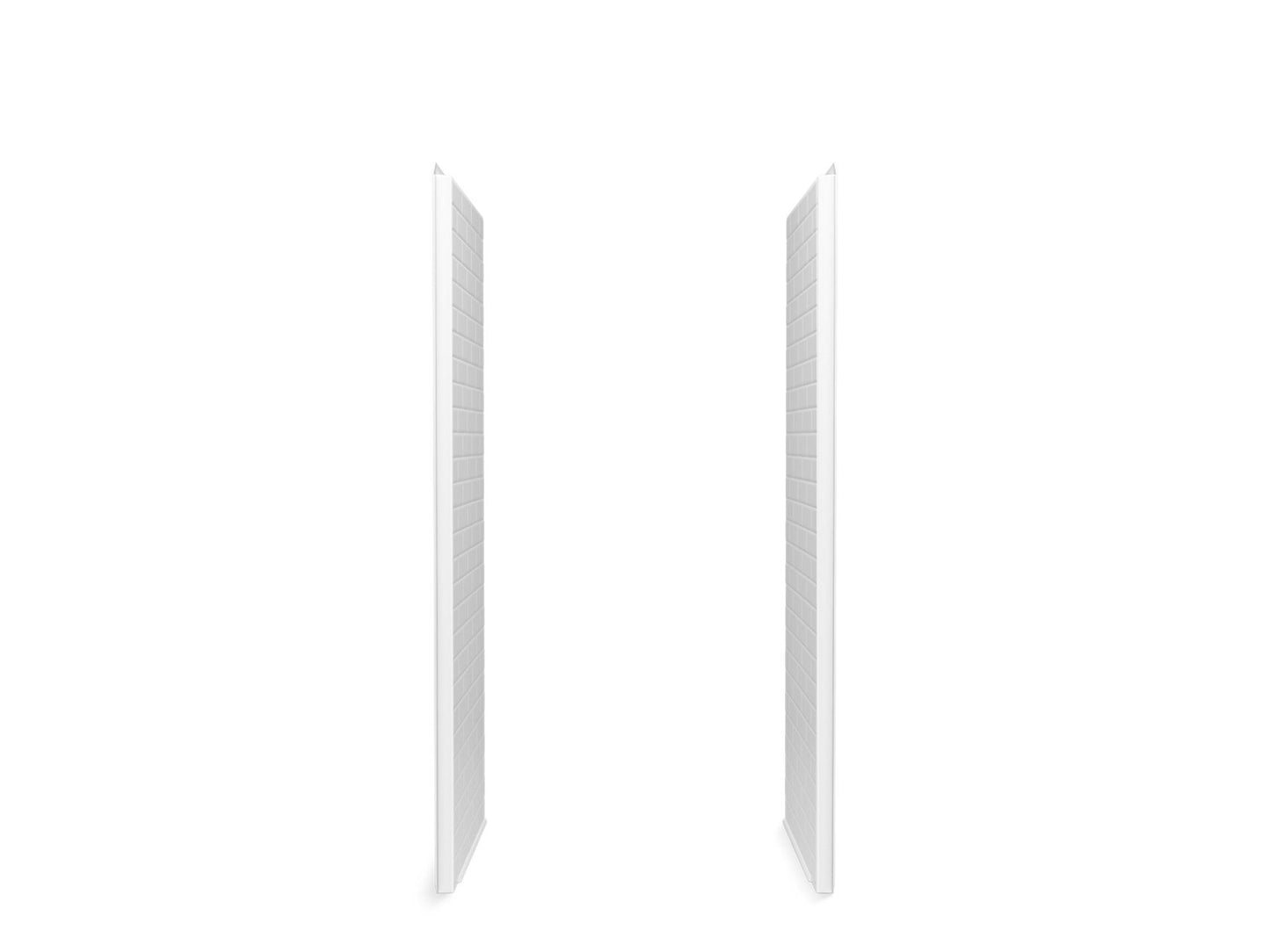 Sterling 72575100 Traverse 30" x 72-1/4" Vikrell® Shower End Wall Set, White