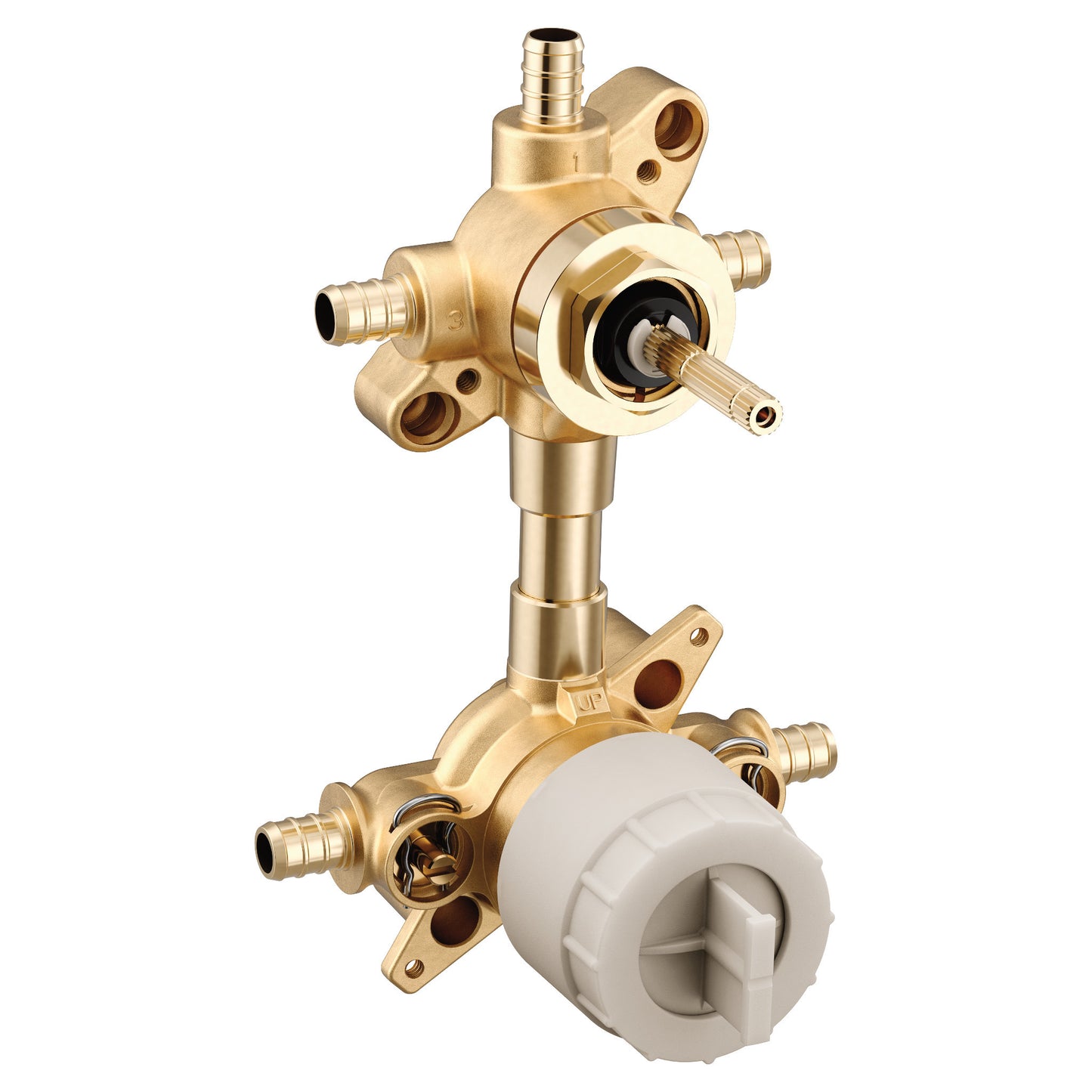 Transfer 1/2" Crimp Ring PEX Connection Includes Pressure Balancing Stops Volume Control