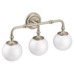 Moen Three Globe Bath Light