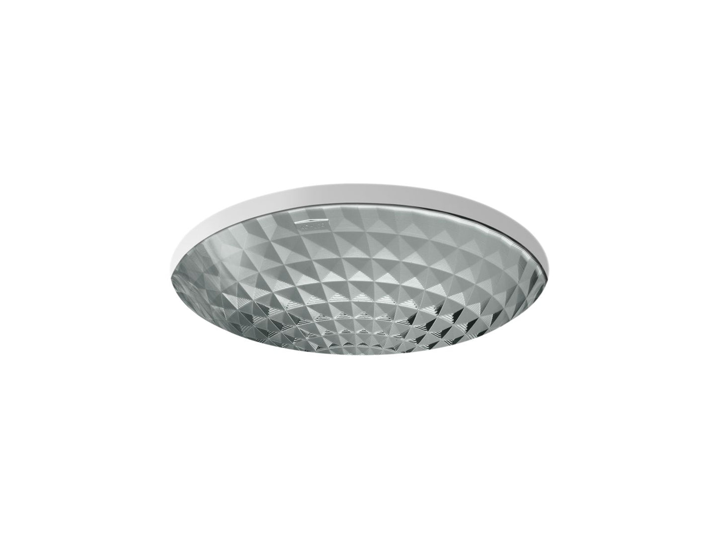 KOHLER K-2361 Kallos 16" round undermount bathroom sink, no overflow