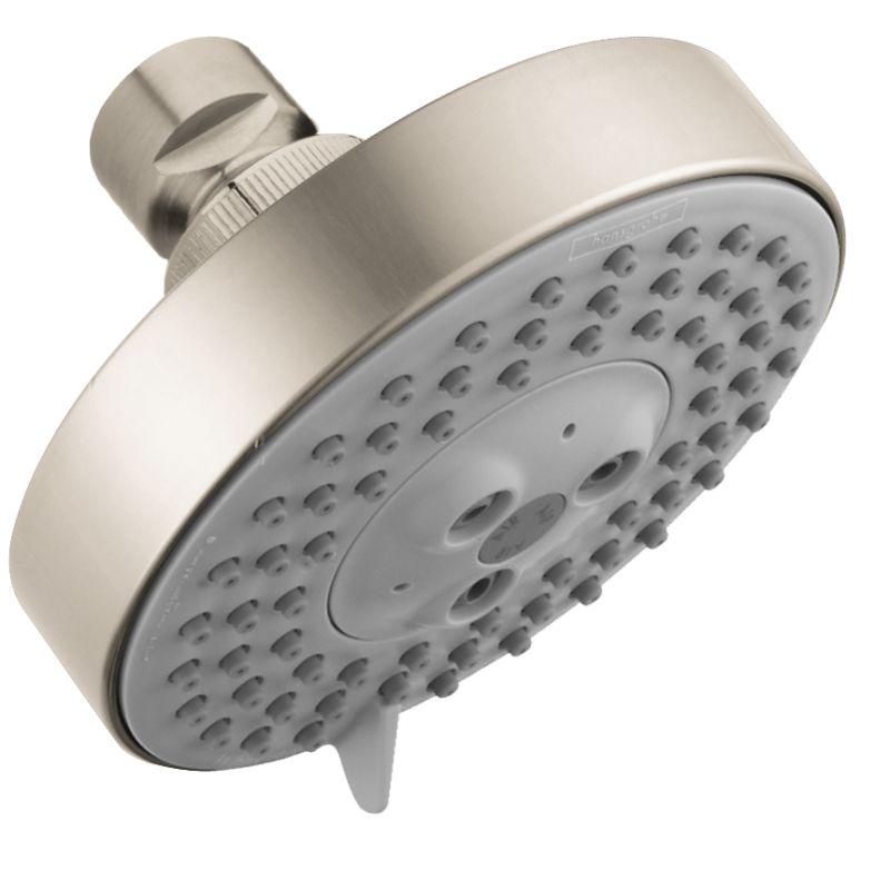 Hansgrohe 04340820 Raindance S 100 3-jet Showerhead in Brushed Nickel